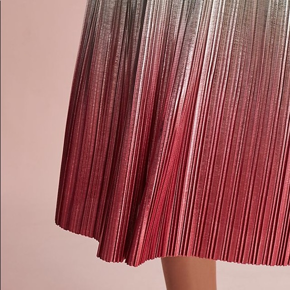 Anthropologie Ombre Pleated skirt - Picture 14 of 16